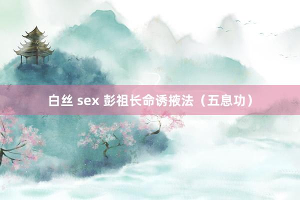 白丝 sex 彭祖长命诱掖法（五息功）